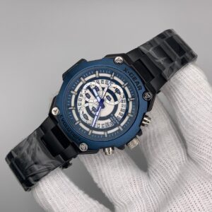 X GEAR WR-30 Luxury Chronograph Watch ( Black Blue )
