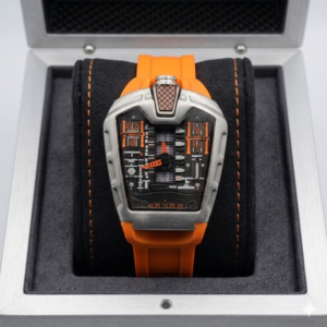 FERRARI PHANTOM WATCH LIMMITED EDITION ( ORANGE SILVER )