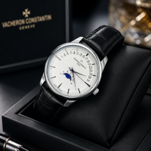 Classic Moonphase Men's Watch ( SILVER )